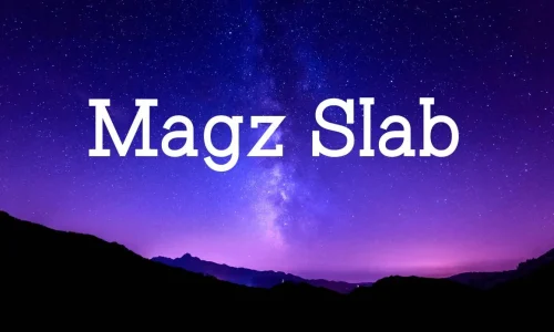 Magz Slab Font Free Download 