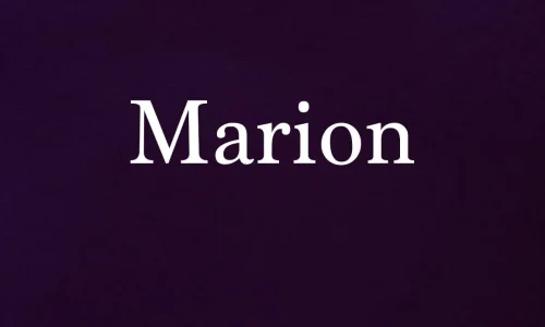 Marion Font Free Download