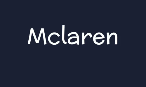 McLaren Font Free Download