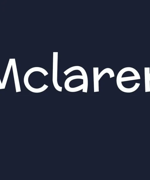 McLaren Font Free Download