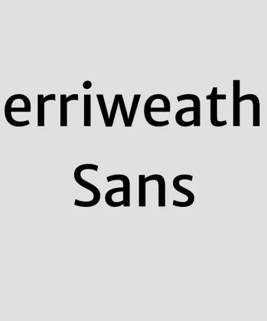 Merriweather Sans Font Free Download