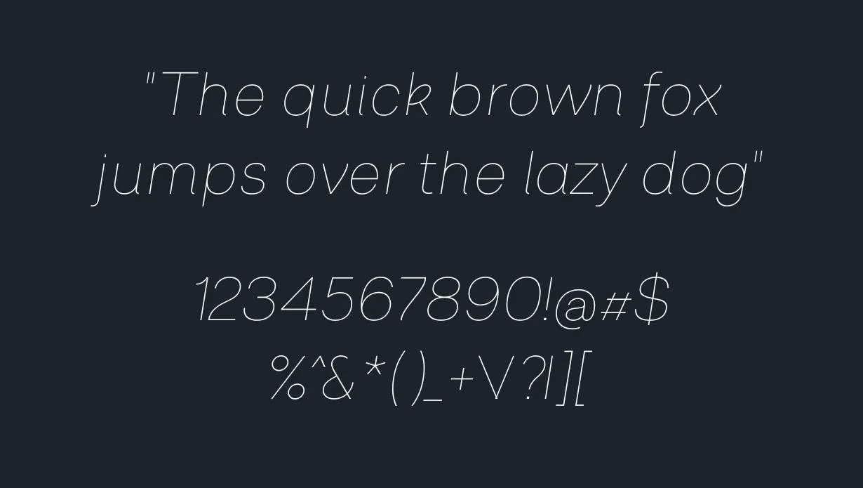 Monolith Font