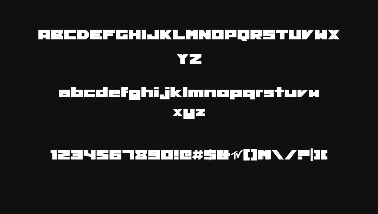 MTV Lowercase 2 Font