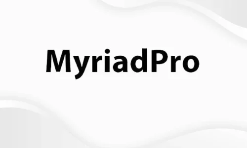 Myriad Pro Bold Font Free Download
