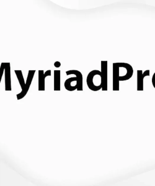 Myriad Pro Bold Font Free Download