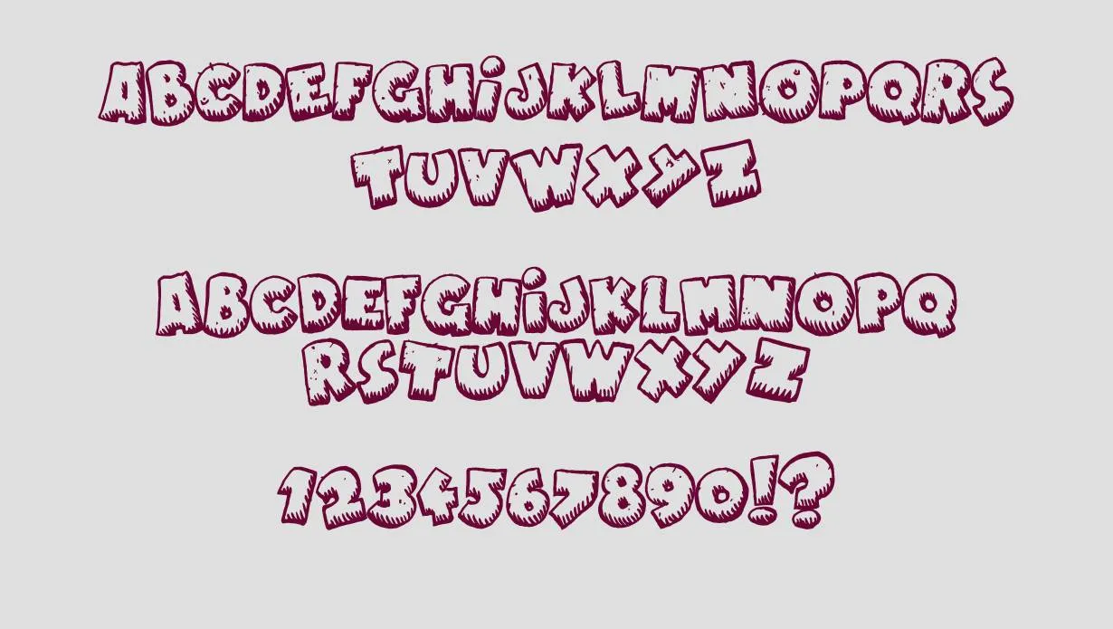Naughty Cartoon Regular Font