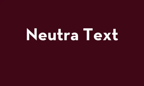 Neutra Text Font Free Download