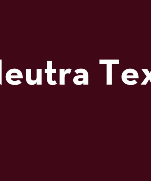 Neutra Text Font Free Download