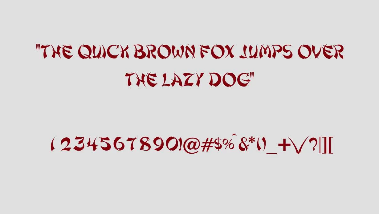 Shanghai Font