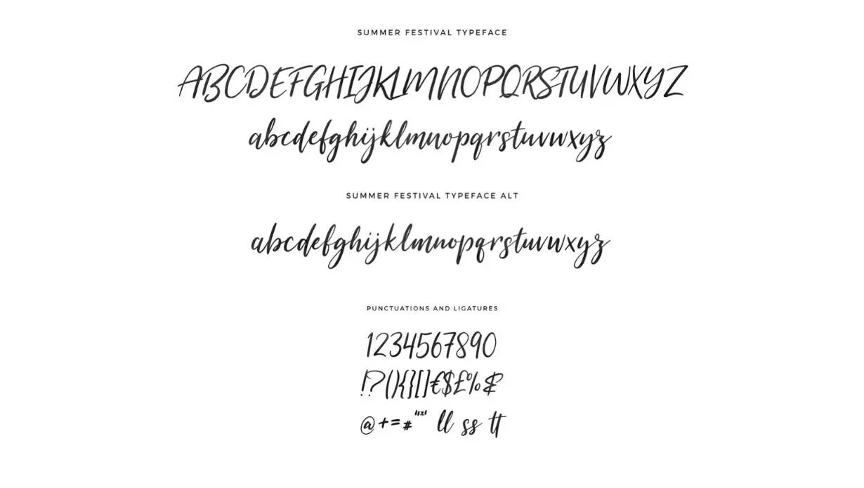 Summer Festival Font