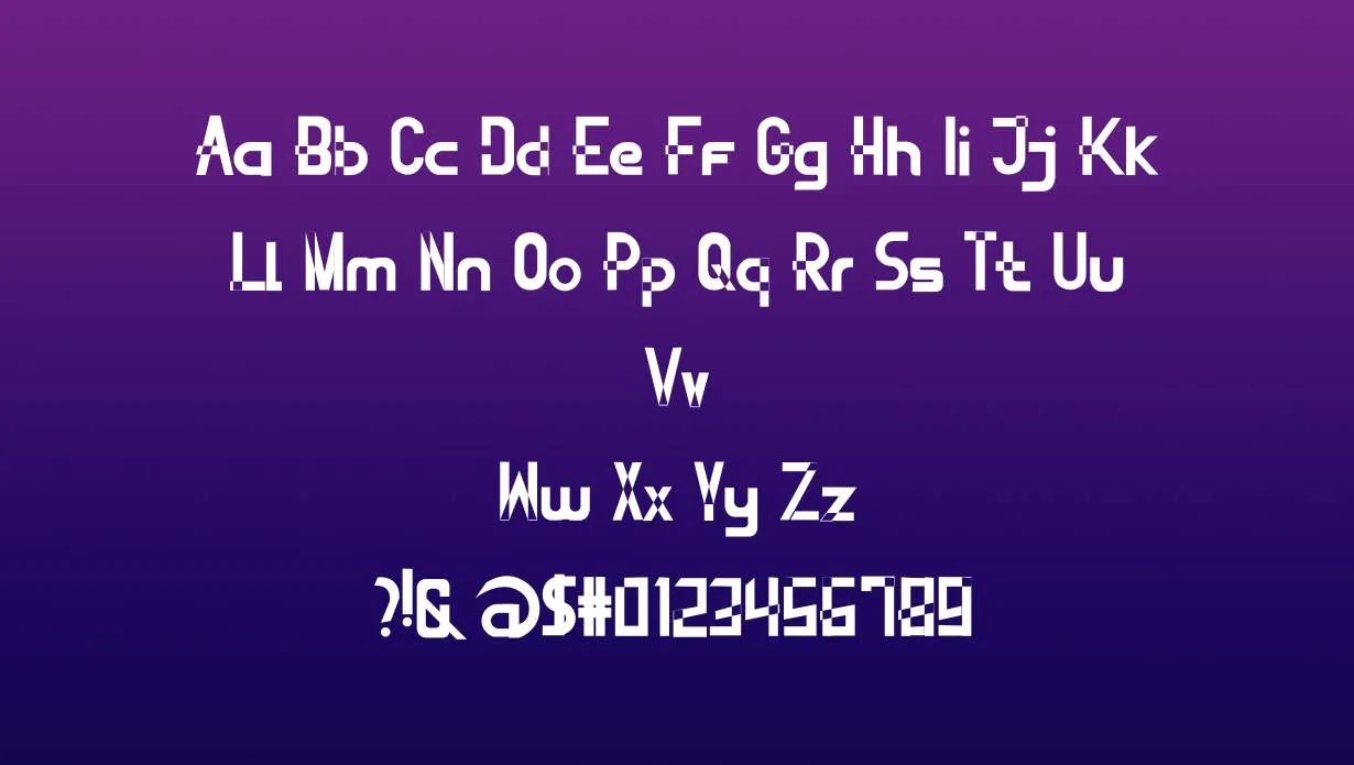 Super Mega Game Display Font