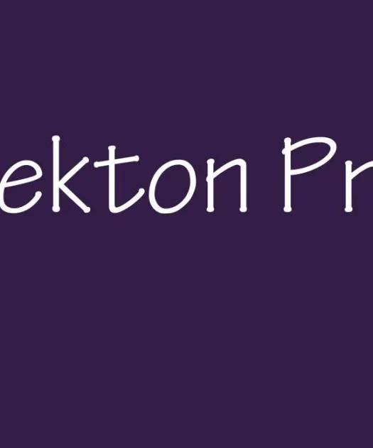 Tekton Pro Font Free Download