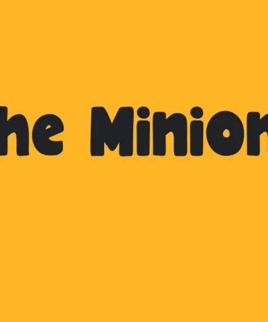 The Minions Font Free Download