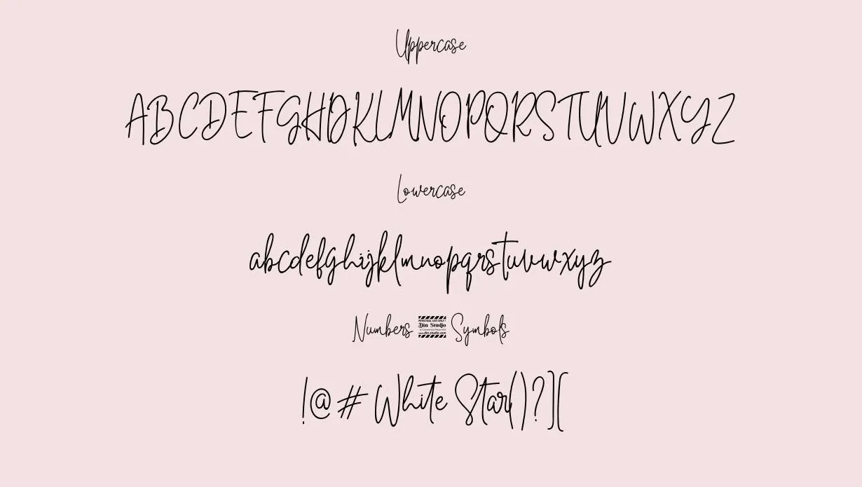 White Star Handwritten Font