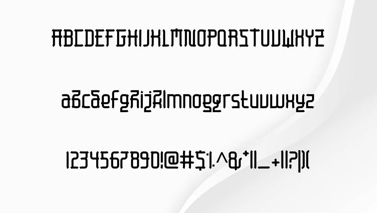 Zero Mojo Font