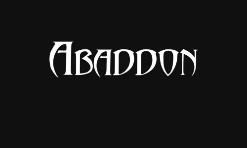 Abaddon Font Free Download