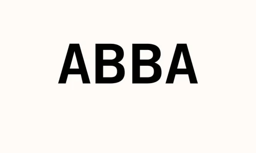ABBA Logo Font Free Download