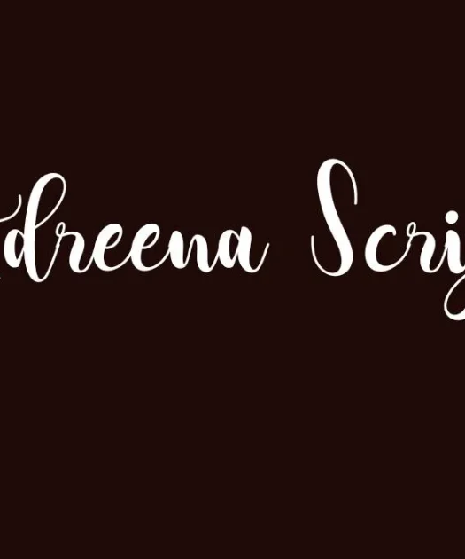 Adreena Script Font Free Download