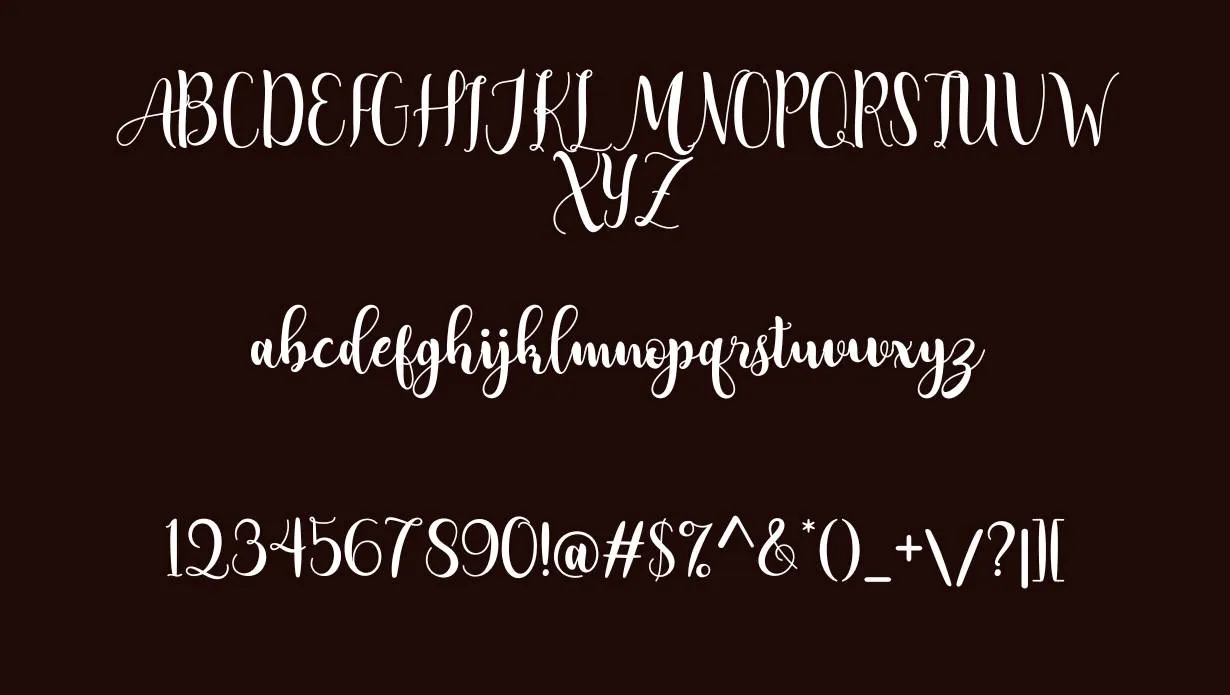 Adreena Script Font