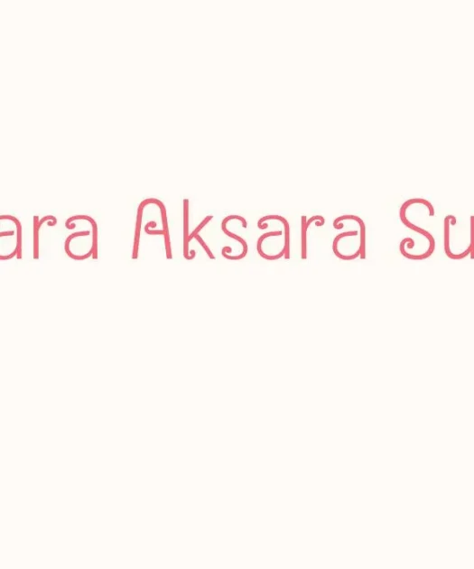 Antara Aksara Sunda Font Free Download