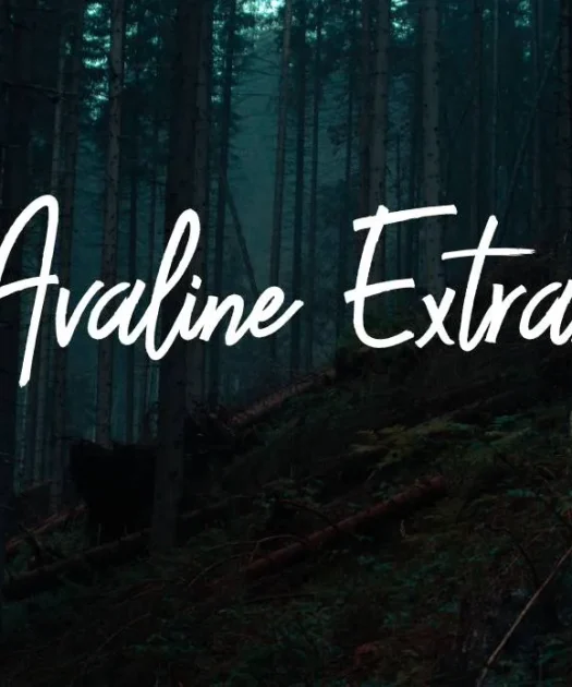 Avaline Extras Font Free Download