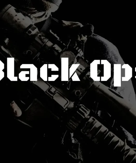 Black Ops Font Free Download