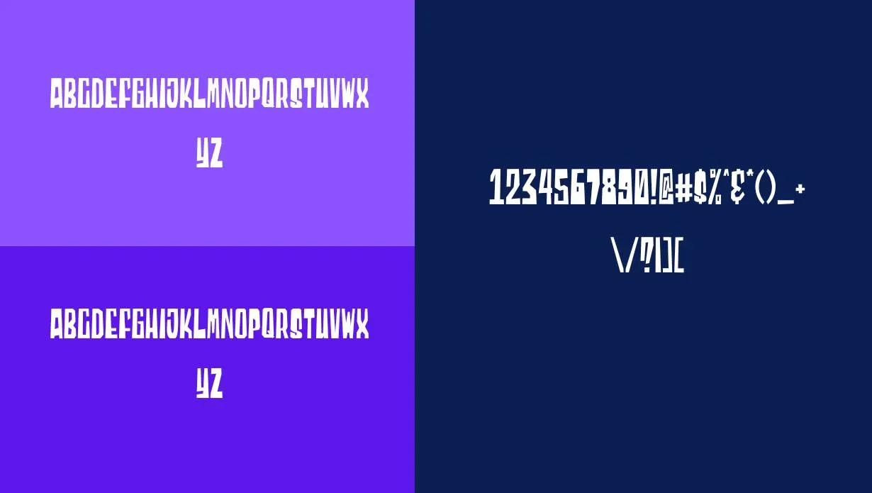 Blocky Font