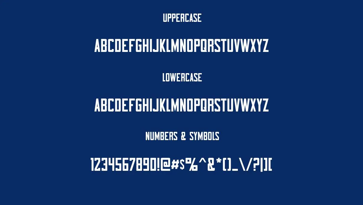 Boot Camp Font