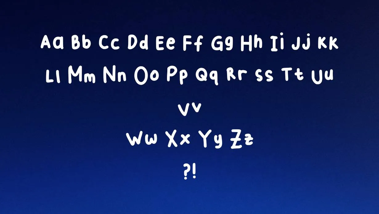 Bubbly Font