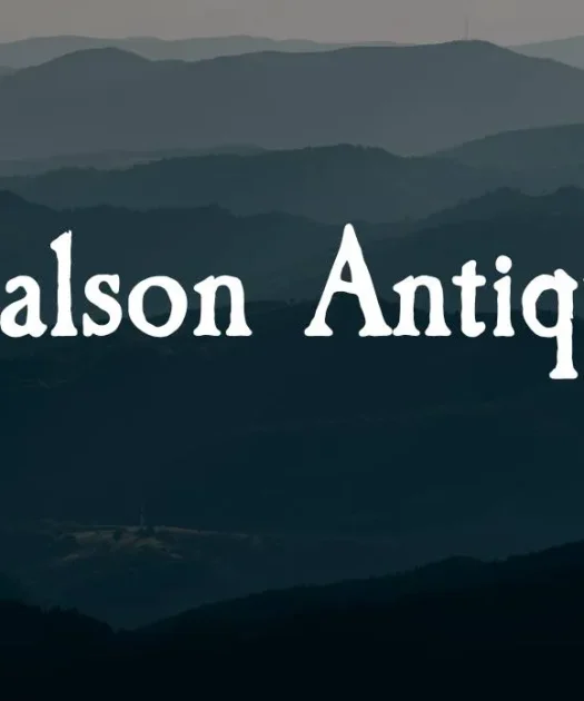 Calson Antique Regular Font Free Download