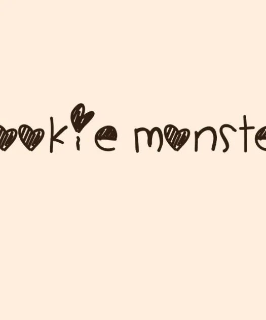 Cookie Monster Font Free Download