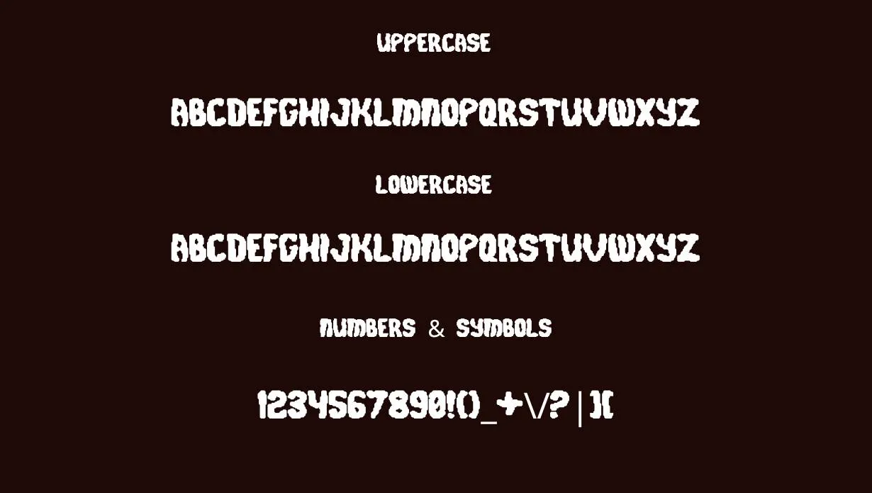 Cursed Law Font