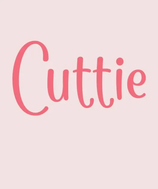 Cuttie Font Free Download