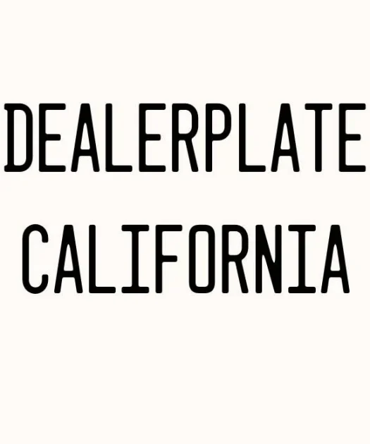 Dealerplate California Font Free Download