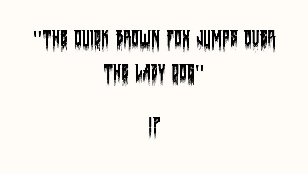 Death to Metal Font