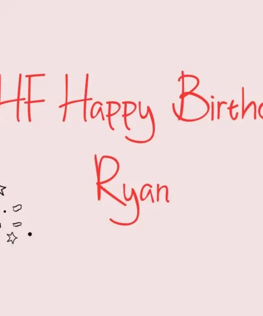 DHF Happy Birthday Ryan Font Free Download