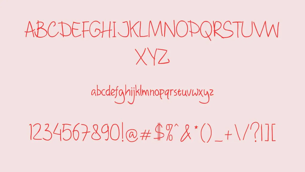 DHF Happy Birthday Ryan Font