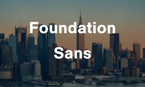 Foundation Sans Font Free Download