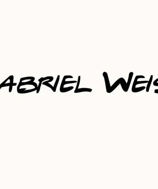 Gabriel Weiss Font Free Download