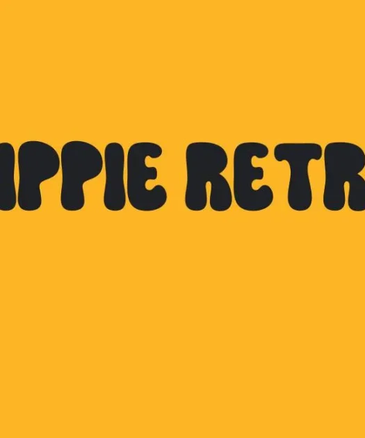 Hippie Retro Font Free Download