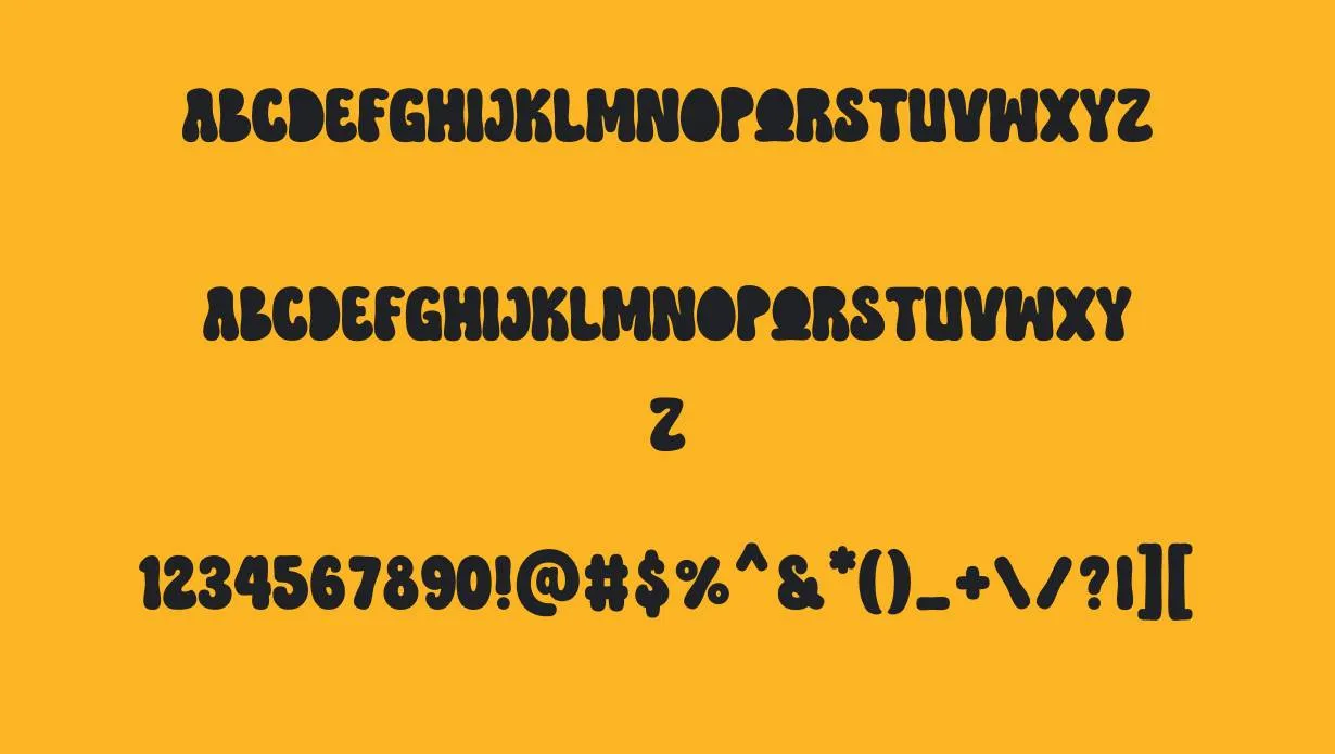 Hippie Retro Font