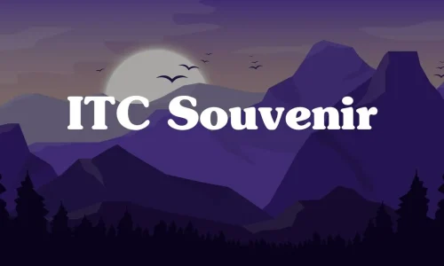 ITC Souvenir Font Free Download