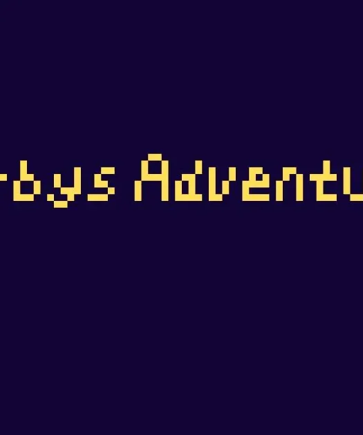 Kirby’s Adventure Regular Font Free Download