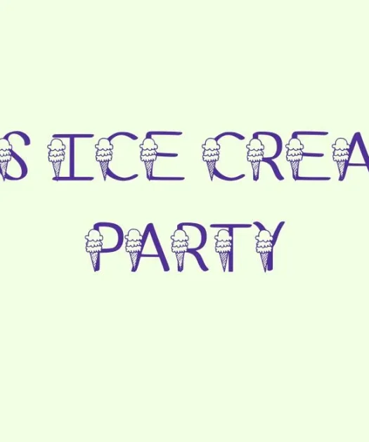 KS Ice Cream Party Font Free Download