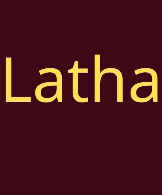 Latha Font Free Download