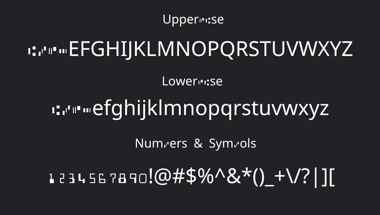 Micr Encoding Font