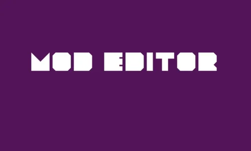 Mod Editor Font Free Download