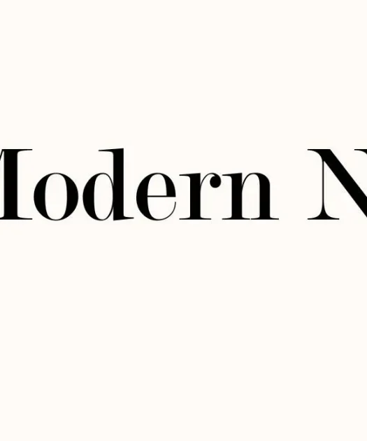 Modern No Font Free Download
