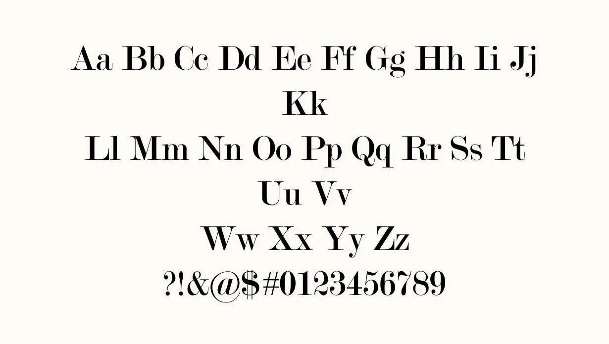 Modern No Font