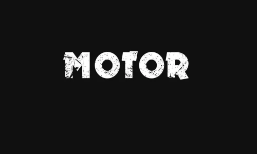 Motor Font Free Download